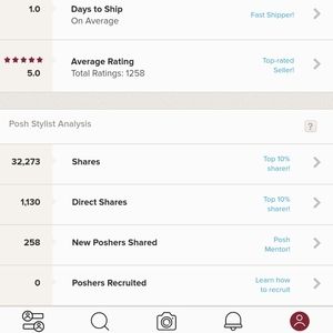 POSH AMBASSADOR! 5 🌟 SELLER!